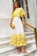 Kelly Floral Embroidered Set | Dress In Beauty