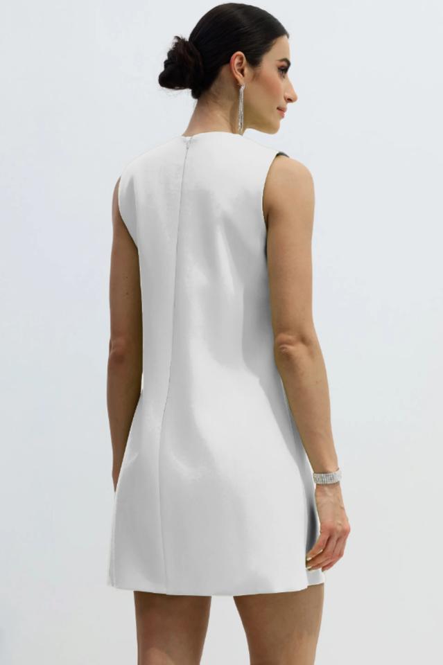 Vera Floral Applique Sleeveless Mini Dress | Dress In Beauty