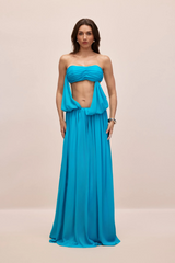 Eugenia Asymmetric Draped Maxi Dress | Dress In Beauty