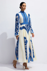 Melvina Floral Print Pleated Maxi Dress | Dress In Beauty