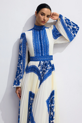 Melvina Floral Print Pleated Maxi Dress | Dress In Beauty