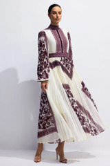 Melvina Floral Print Pleated Maxi Dress | Dress In Beauty