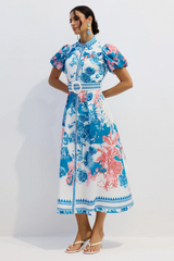 Karen Floral Print Midi Dress | Dress In Beauty
