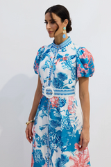 Karen Floral Print Midi Dress | Dress In Beauty