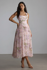 Elise Floral Print Midi Dress | Dress In Beauty