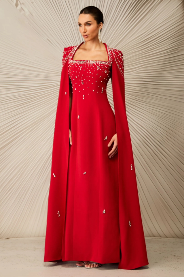 Diana Crystal Embellished Maxi Dress | Dress In Beauty