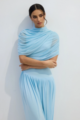 Catherine Asymmetrical Pleated Maxi Dress | Dress In Beauty
