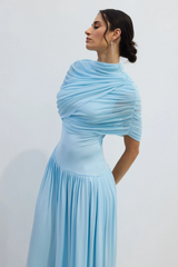 Catherine Asymmetrical Pleated Maxi Dress | Dress In Beauty