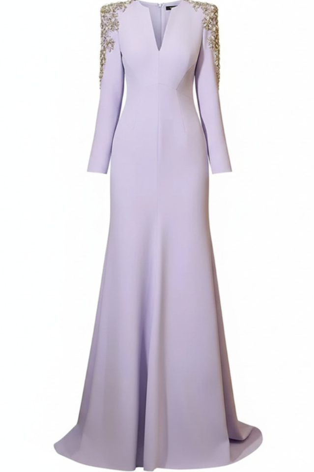 Abigail Embellished V-Neck Maxi Dress | Dress In Beauty