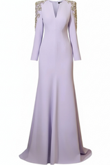 Abigail Embellished V-Neck Maxi Dress | Dress In Beauty