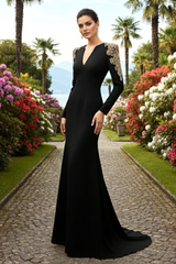 Abigail Embellished V-Neck Maxi Dress | Dress In Beauty