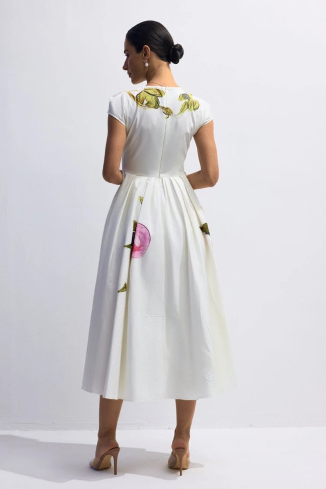 Lindsay Rose Printed Midi Dress | Dress In Beauty