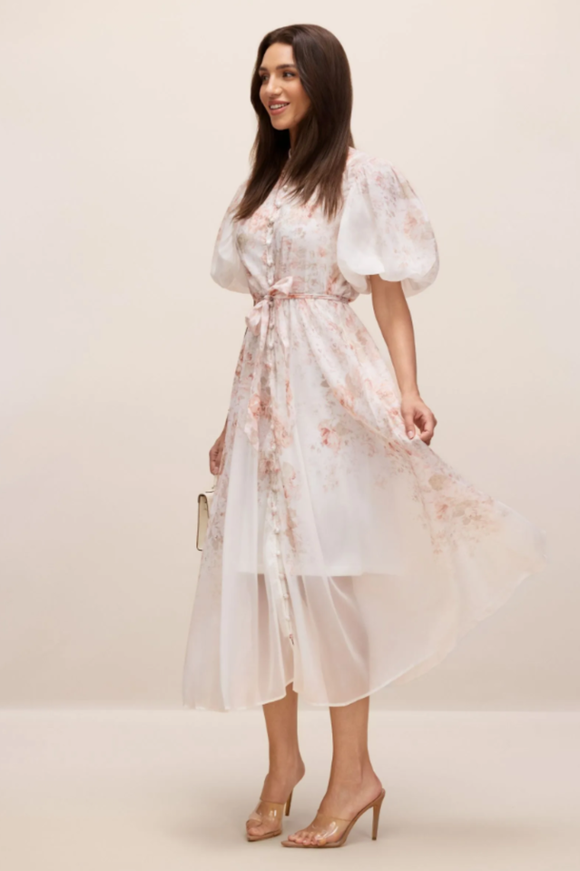 Denise Floral Print Midi Dress | Dress In Beauty