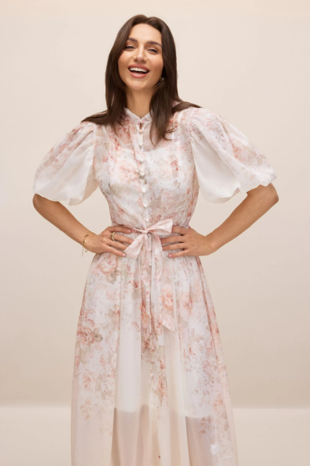 Denise Floral Print Midi Dress | Dress In Beauty
