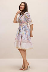 Peggy Floral Print Mini Dress | Dress In Beauty