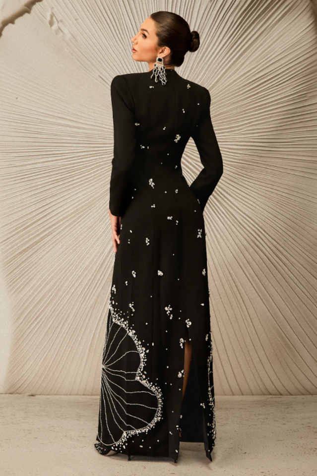 Virginia Diamond Embellished Maxi Dress | Dress In Beauty