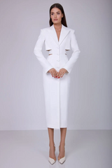 Antonia Cut Out Blazer Midi Dress | Dress In Beauty