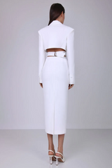 Antonia Cut Out Blazer Midi Dress | Dress In Beauty