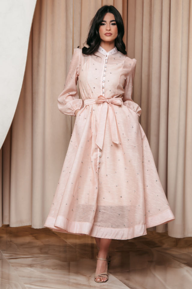 Emelia Crystal Embellished Sheer Maxi Dress | Dress In Beauty