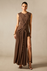 Edna Sleeveless Braided Maxi Dress | Dress In Beauty