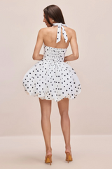 Vivianne Polka Dot Bubble Hem Dress | Dress In Beauty