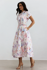 Muriel Floral Print Midi Dress | Dress In Beauty