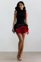 Fiona Floral Applique Layered Ruffle Dress | Dress In Beauty