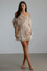 Estra Floral Tulle Mini Dress | Dress In Beauty