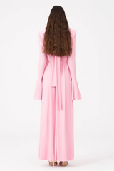 Yedda Flower Trimmed Pleated Maxi Dress | Dress In Beauty