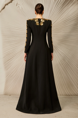 Aria Embellished Long Sleeve Maxi Dress | Dress In Beauty