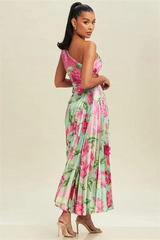 Amanda Pleated Cut-out Midi Dress | Dress In Beauty