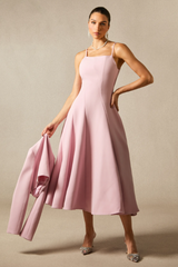 Cora Cropped Jacket + Midi Dress Set | Dress In Beauty