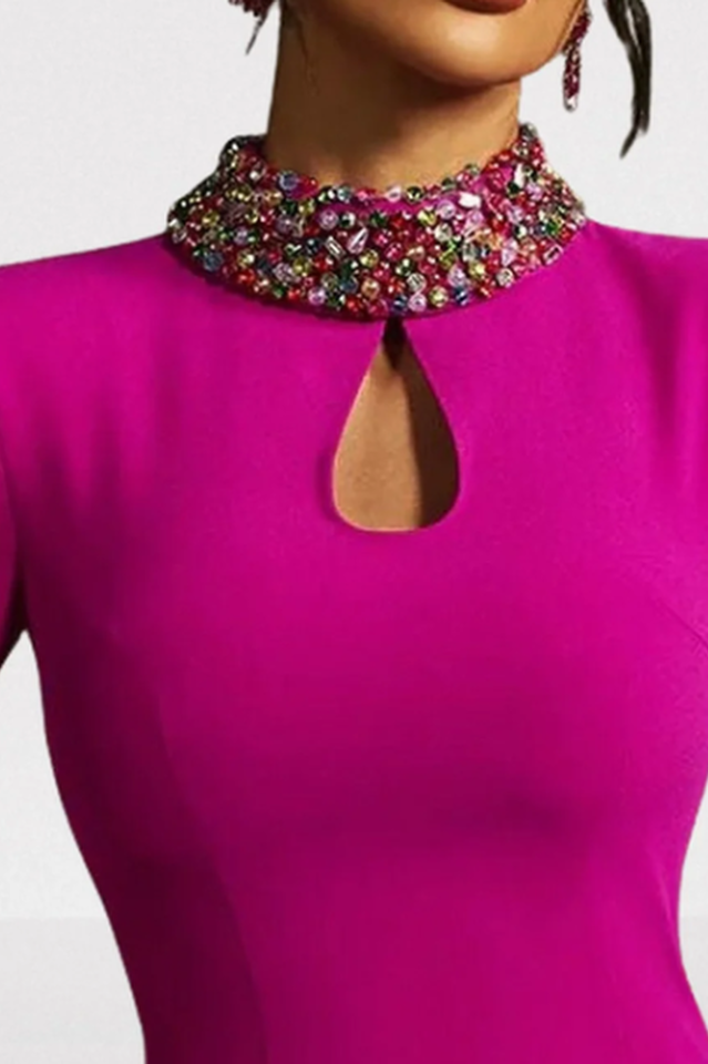 Laksha Cape Sleeve Cutout Maxi Dress | Dress In Beauty