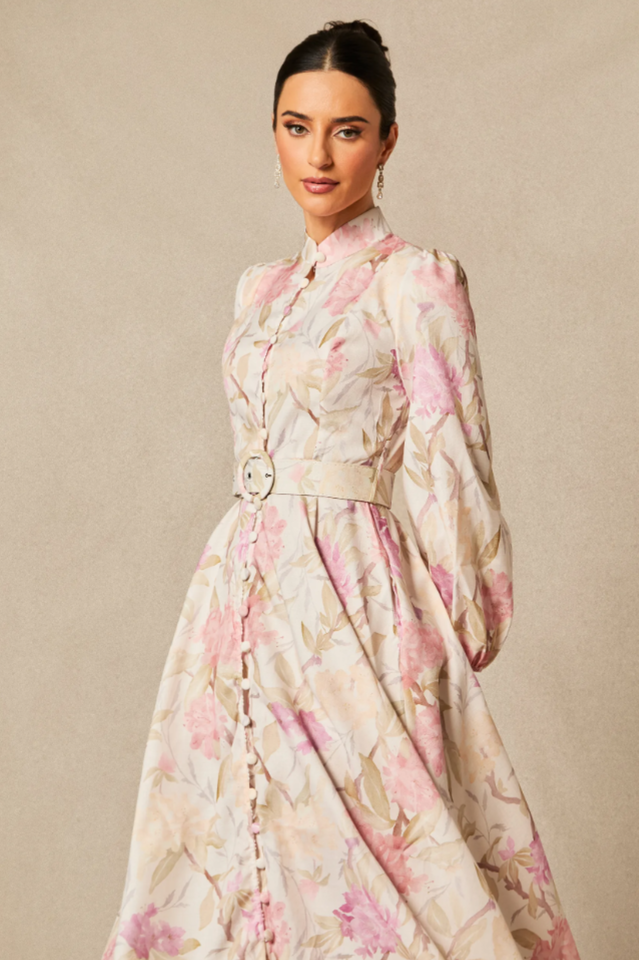 Callie Floral Print Midi Dress | Dress In Beauty