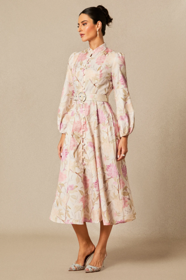 Callie Floral Print Midi Dress | Dress In Beauty