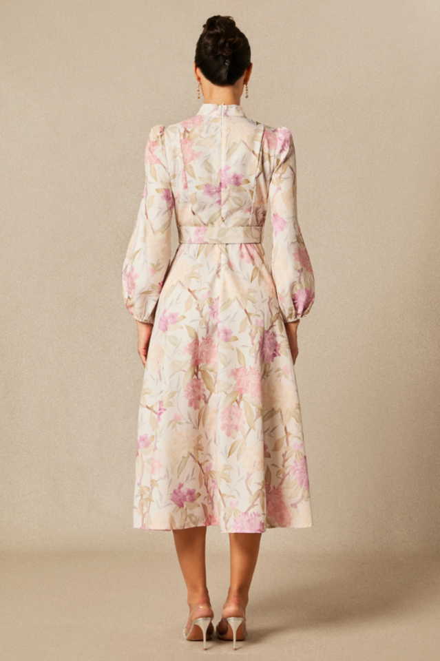 Callie Floral Print Midi Dress | Dress In Beauty