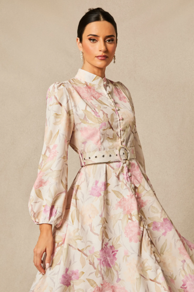 Callie Floral Print Midi Dress | Dress In Beauty