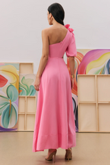 Lea Flower Cut Out Midi Dress | Dress In Beauty