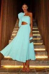 Lea Flower Cut Out Midi Dress | Dress In Beauty