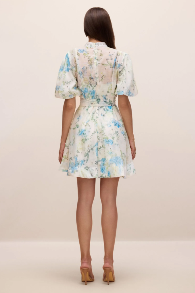 Caroline Floral Print Mini Dress | Dress In Beauty