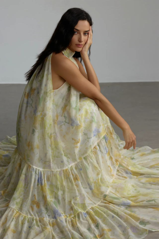 Fiona Floral Print Sleeveless Maxi Dress | Dress In Beauty