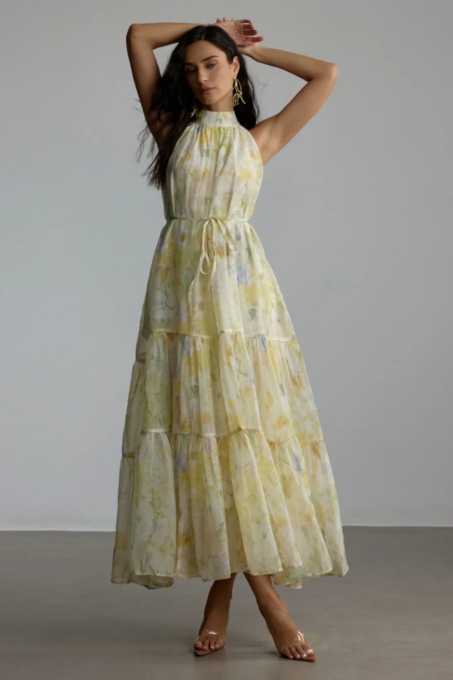 Fiona Floral Print Sleeveless Maxi Dress | Dress In Beauty
