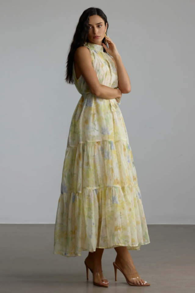 Fiona Floral Print Sleeveless Maxi Dress | Dress In Beauty
