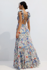 Marissa Cut Out Ruffle Maxi Dress | Dress In Beauty