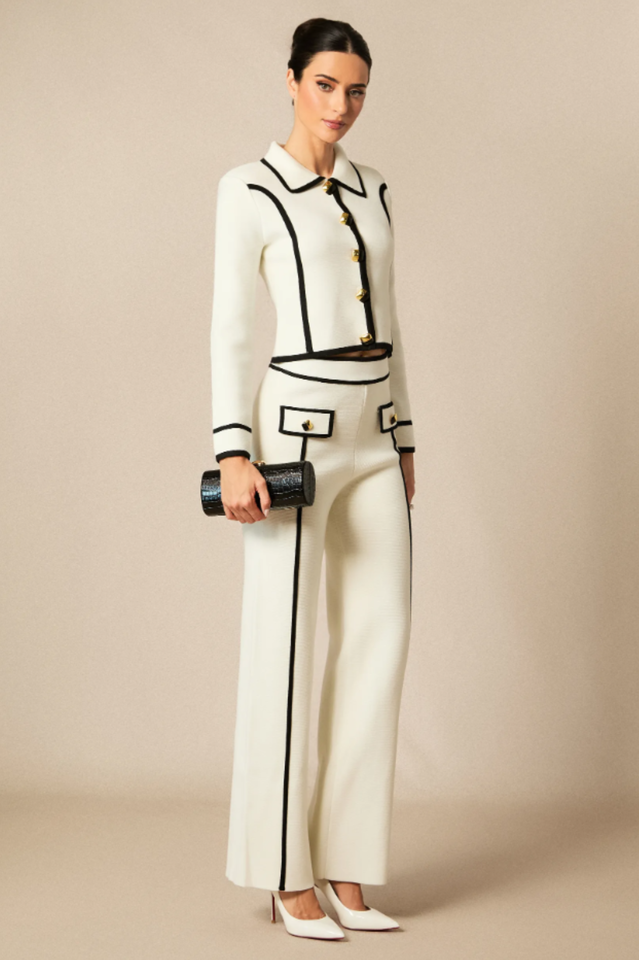 Miranda Cropped Jacket & Pants Set | Dress In Beauty