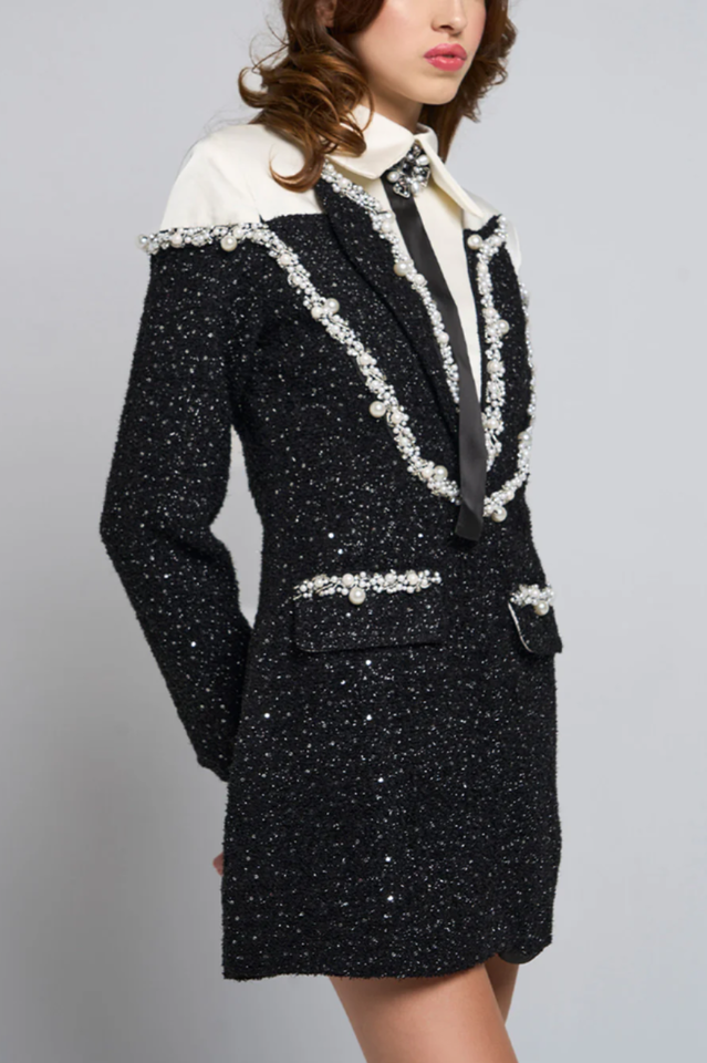 Cassidy Pearl Blazer Dress | Dress In Beauty