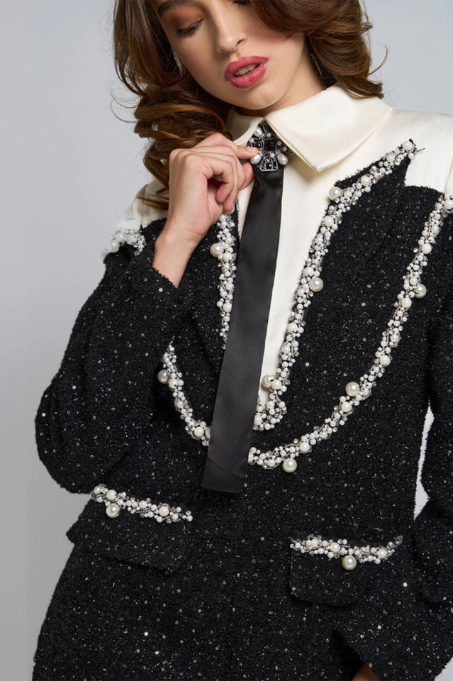 Cassidy Pearl Blazer Dress | Dress In Beauty