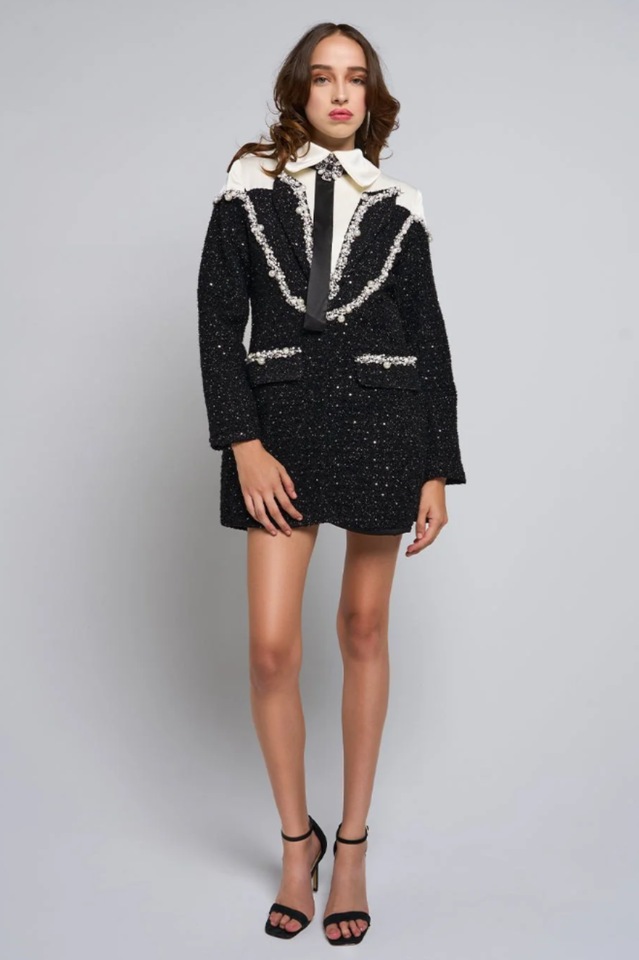 Cassidy Pearl Blazer Dress | Dress In Beauty