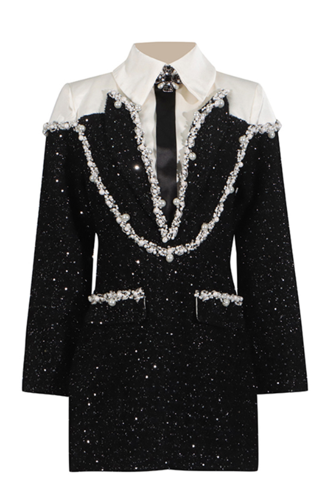 Cassidy Pearl Blazer Dress | Dress In Beauty