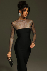 Emmi Long Sleeve Bandage Midi Dress | Dress In Beauty